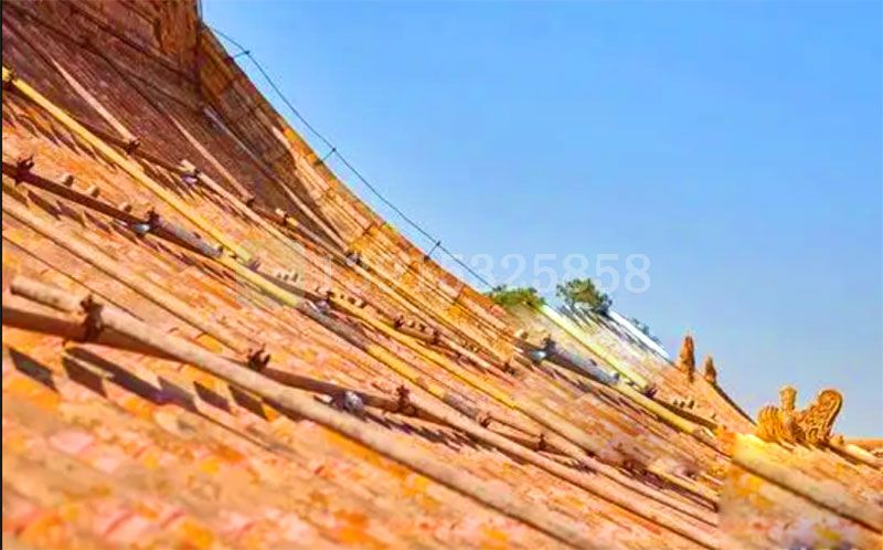 琉璃瓦修繕,古建筑維修仿古建筑和寺院屋面琉璃瓦修繕時的拆除工作(圖1)