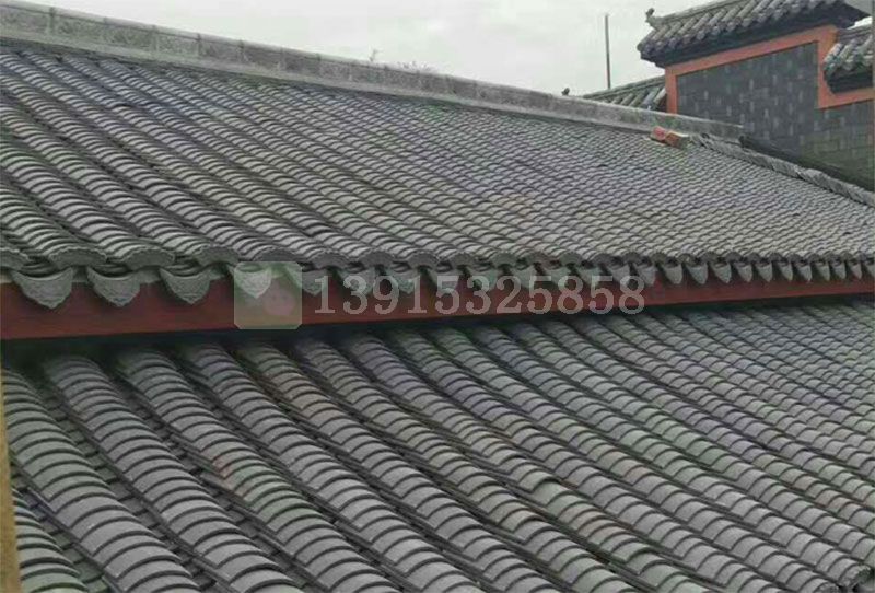 小青瓦屋面效果 筒瓦和板瓦的關系 區別是什么(圖3)